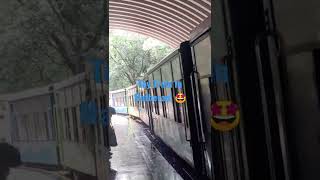Toy train in Matheran, Maharashtra!Monsoon trip ❤️ #explore #ytshortsindia #subscribe #shorts #short
