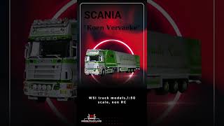 Scania R4 topline 4×2 reefer trailer “Koen Vervaeke”,WSI Truck Models #modeltruckland #diecasttoys