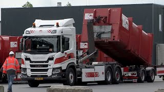 De nieuwe groengas Scania's van Omrin in RTL transportwereld