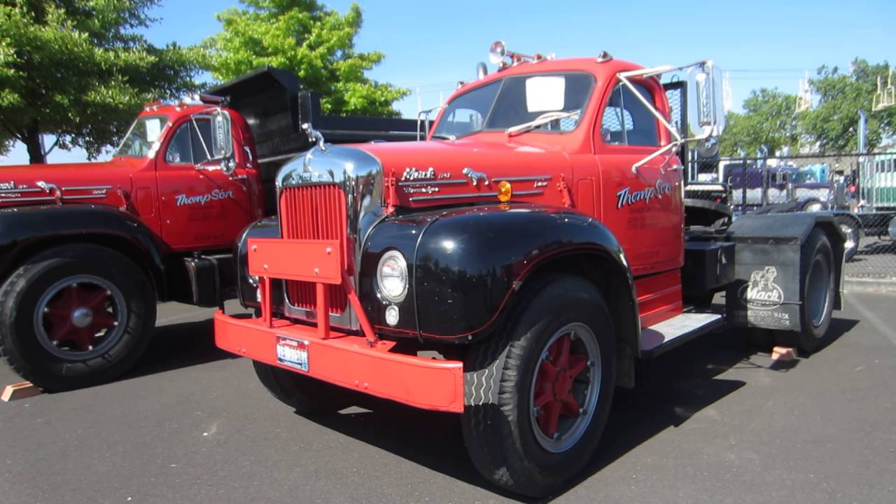 Mack B Models At The ATHS National Truck Show In Salem Oregon - YouTube