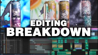 EDITING BREAKDOWN of an Energy Drink Commercial // After Effects & Premiere Pro