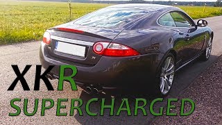 Jaguar XKR 4.2 V8 416 BHP Supercharged Acceleration and Exhaust Sound
