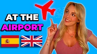 Airport Vocabulary - English and Spanish