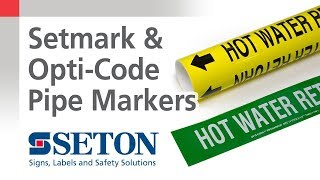 Setmark and Opti-Code Pipe Marker Comparison | Seton Video