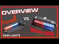 Dash Lights: Feniex Quad and Whelen || Overview