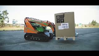 MP 100 PLUS The Only Remote controlled skid steer designed for safety