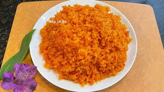 Cách nấu xôi gấc ngon