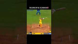 ruler of el classico 🥵 #ytshorts #cricket #shots #msdhoni #trending