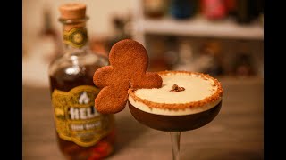 This BUDGET Gingerbread ESPRESSO MARTINI is the BEST Holiday Drink Ever!