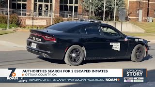 Ottawa County authorities continue search for two escaped inmates