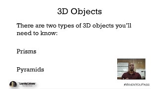 General Knowledge Test - Math Bootcamp - Competency 2 - Skill 1 - 3D Objects