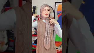 Cara Paling Mudah Pakai Hijab segiempat, semua pasti bisa. #hijabstyle #jilbab