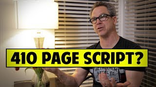 A Screenplay That Is 410 Pages  - Zeke Zelker