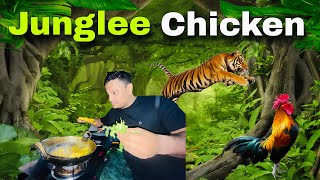 আজি বনালো Junglee Chicken ✌️|| New Assamese video