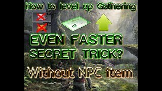 Lifeafter Gathering Tricks, how to level up gathering EVEN FASTER (English Version)