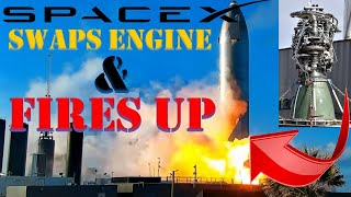 SpaceX Starship: SpaceX Swaps “Suspect” Starship Engine in Record Time & Fires Up for 2nd Time