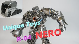 【TF非正規玩具レビュー】 ユニークトイズの破壊大帝！ Unique Toys  R-04 NERO (aka. AoE Galvatron)  , Part 1