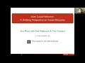 Joris Mooij: Joint Causal Inference: A Unifying Perspective on Causal Discovery