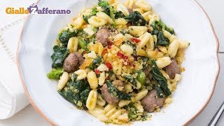 Cavatelli con salsiccia e cime di rapa