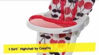 Scaun de masa Cosatto 3 Sixti Highchair Cherry Pop.mp4