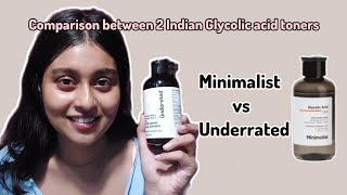 Glycolic acid toner comparison: Minimalist glycolic acid \u0026 Underrated Glycolic Acid Toner