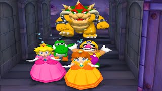 Mario Party 5 Minigames - Peach Vs Yoshi Vs Wario Vs Daisy (Master CPU)