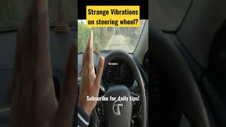 Strange Vibrations on steering wheel? #shorts #carcare #cartips #wheelbalancing