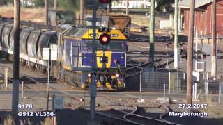 27.2.2017 - Maryborough 9178 - G512 VL356 departing