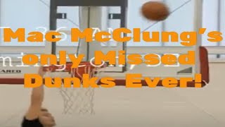 Mac McClung's only Missed Dunks Ever! 2023 #macmcclung #missedunks #shorts