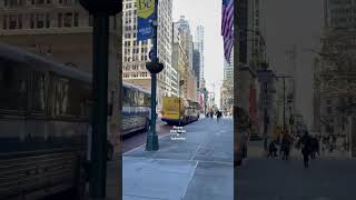 New York City fifth Avenue, 42nd St. ￼ #nyc #city #video #42nd #skyscraper #timesquare #car