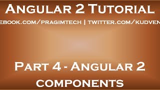 Angular 2 Components