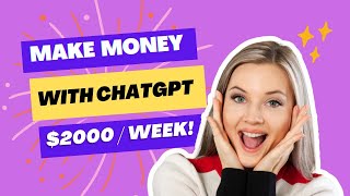 4 Genius Ways to Make Money With ChatGPT | Make Money Online With Chatgpt 🤯 #chatgpt