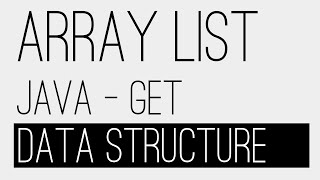Array list - Java 구현 3 - get - Data Structure