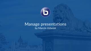 BigBlueButton Tutorial #1: Manage presentations
