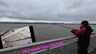 Fishing on the Mighty mersey and the all new penn tidal solid carbon competition rod review