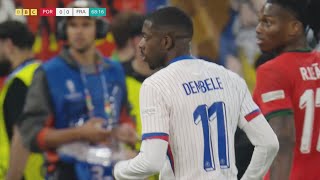 Ousmane Dembele VS Portugal (05/07/2024) | Euro 2024 Quarters | HD