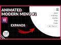 Animated Modern Menu #2 - Elementor & GSAP Tutorial (Template Available)