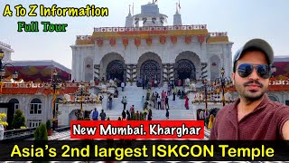 Asia’s 2nd largest ISKCON Temple Now in New Mumbai Kharghar ￼Radha Krishna Mandir KanaiyaBaraivlogs