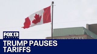 Trump pauses tariffs on Mexico and Canada | FOX 13 Seattle