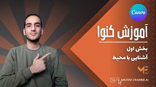 آموزش صفر تا صد کار با کنوا-Canva | بخش اول: آشنایی با محیط برنامه