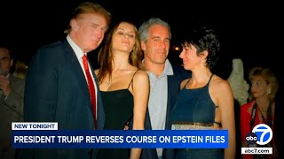 Trump reverses course, says House Republicans should vote to release Epstein files
