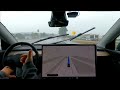 tesla fsd 11.4.7 rain testing