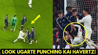 UNSEEN FOOTAGE! Manuel Ugarte and Lisandro Martinez DID THIS to Kai Havertz