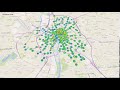 vélo toulouse carte de chaleur