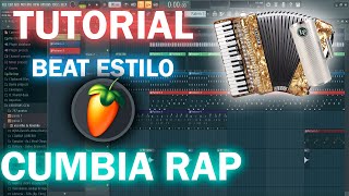 Como Hacer Beat Cumbia Rap En FL STUDIO 20 _ Plugins Nativos 2022