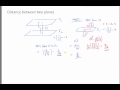 JC math tuition - H2 A levels Math - Distance between 2 planes in vectors