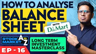 Balance Sheet - How to Read and Analyze? Learn Fundamental Analysis in Stock Market Ep 16