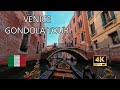 Venice (Venezia) Gondola tour | 4K DJI Osmo Action 4