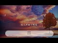 畫情 姚貝娜『留住你一面 畫在我心間』【動態歌詞lyrics】