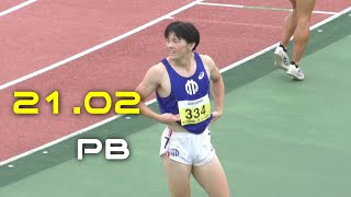 予選-準決勝  男子200ｍ  関東学生新人陸上2024